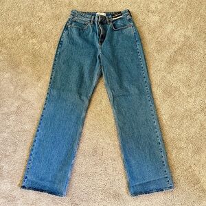 Abercrombie & Fitch High Rise 90s Relaxed Jeans | Curve Love | 30 Long | NWT
